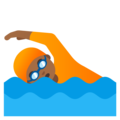 Person Swimming Emoji Google