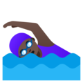 Woman Swimming Emoji Google