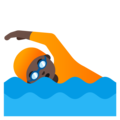 Person Swimming Emoji Google