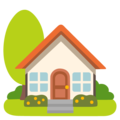 House With Garden Emoji Google