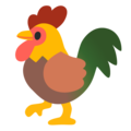 Rooster Emoji Google
