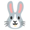 Rabbit Face Emoji Google