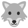 Wolf Emoji Google