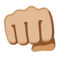 Oncoming Fist Emoji Google