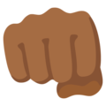 Oncoming Fist Emoji Google