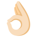Ok Hand Emoji Google