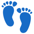 Footprints Emoji Google
