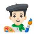 Man Artist Emoji Google