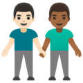 Men Holding Hands Emoji Google