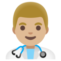 Man Health Worker Emoji Google