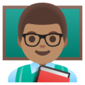 Man Teacher Emoji Google