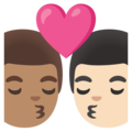 Kiss Man Man Emoji Google