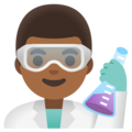 Man Scientist Emoji Google