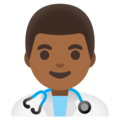 Man Health Worker Emoji Google