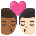 Kiss Man Man Emoji Google