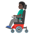 Man In Motorized Wheelchair Emoji Google