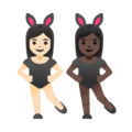 Women With Bunny Ears Emoji Google