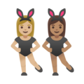 Women With Bunny Ears Emoji Google