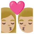 Kiss Woman Man Emoji Google