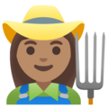 Woman Farmer Emoji Google