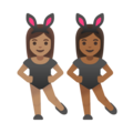 Women With Bunny Ears Emoji Google