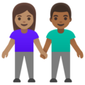Woman And Man Holding Hands Emoji Google