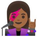 Woman Singer Emoji Google