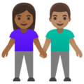 Woman And Man Holding Hands Emoji Google