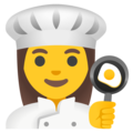 Woman Cook Emoji Google