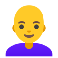 Woman Bald Emoji Google
