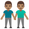 Men Holding Hands Emoji Google