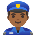 Man Police Officer Emoji Google