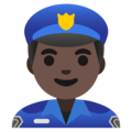 Man Police Officer Emoji Google