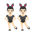 Men With Bunny Ears Emoji Google
