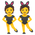 People With Bunny Ears Emoji Google