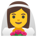 Woman With Veil Emoji Google