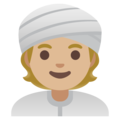 Person Wearing Turban Emoji Google