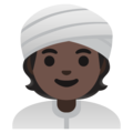 Person Wearing Turban Emoji Google
