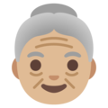 Old Woman Emoji Google