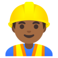 Man Construction Worker Emoji Google