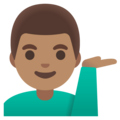 Man Tipping Hand Emoji Google