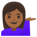 Woman Tipping Hand Emoji Google