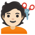 Person Getting Haircut Emoji Google