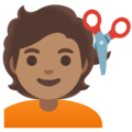 Person Getting Haircut Emoji Google