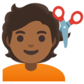 Person Getting Haircut Emoji Google