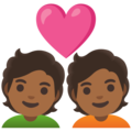 Couple With Heart Emoji Google
