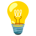 Light Bulb Emoji Google