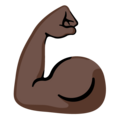 Flexed Biceps Emoji Google