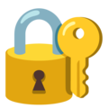 Locked With Key Emoji Google