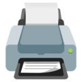 Printer Emoji Google